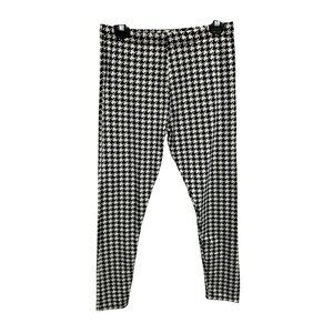 Shosha Plus Size 3X Houndstooth Leggings High-Waist Stretchy Trendy